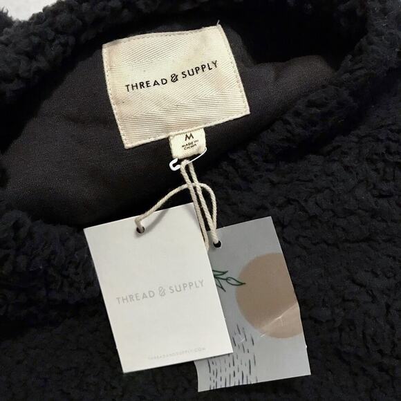 Thread & Supply NWT Sherpa Pullover Sweatshirt Women Various - Picture 7 of 9